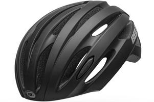 Halfords Bell Avenue Led Road Helmet 2022 Matte/Gloss Black Universal S/M 50-57Cm