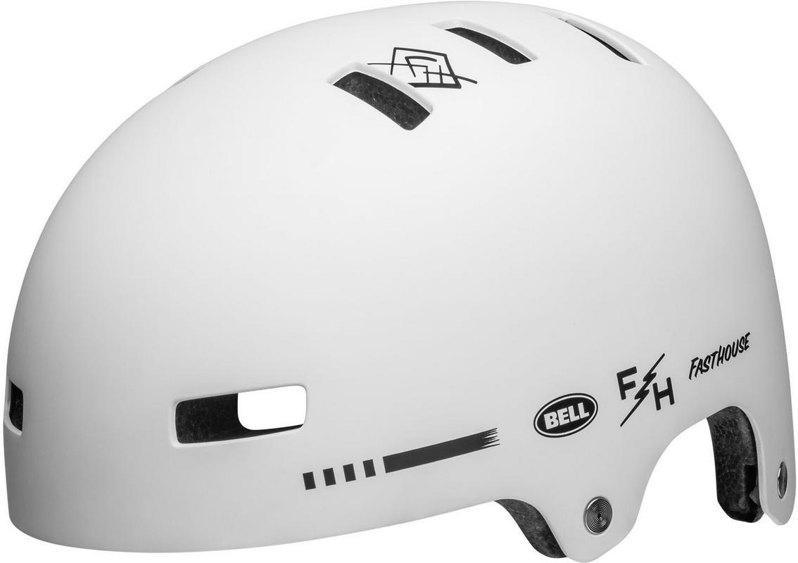 Halfords Bell Local Bmx/Skate Helmet 2022 Matte White Fasthouse L 59-61.5Cm | Extra 8% off for BC Members