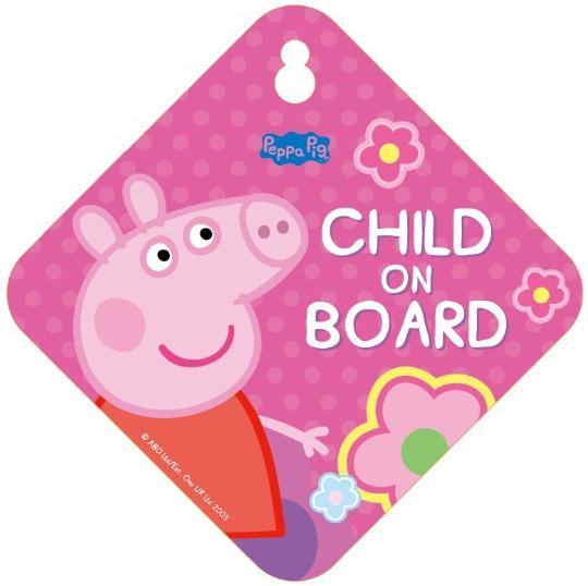 Peppa Pig Baby On Board Sign