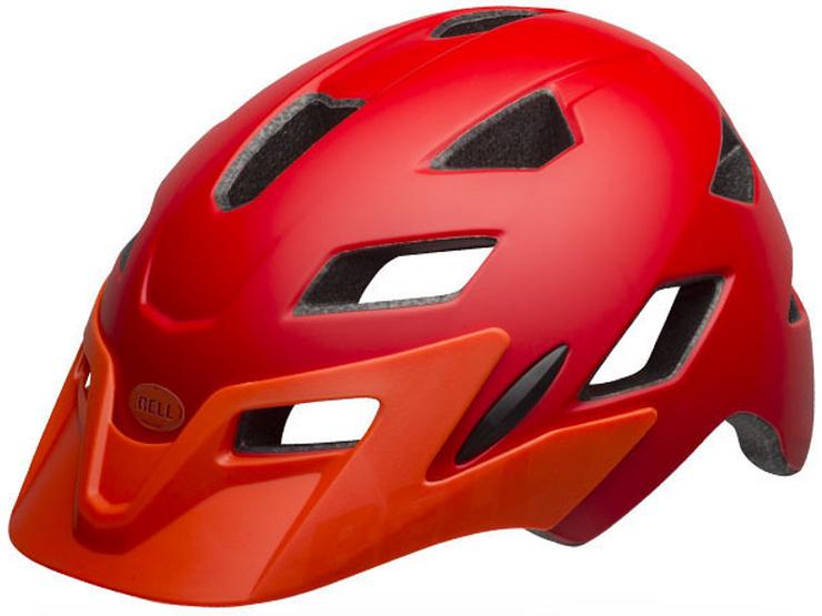 Bell Sidetrack Youth Helmet 2019 Matte Red/Orange Unisize 50-57cm