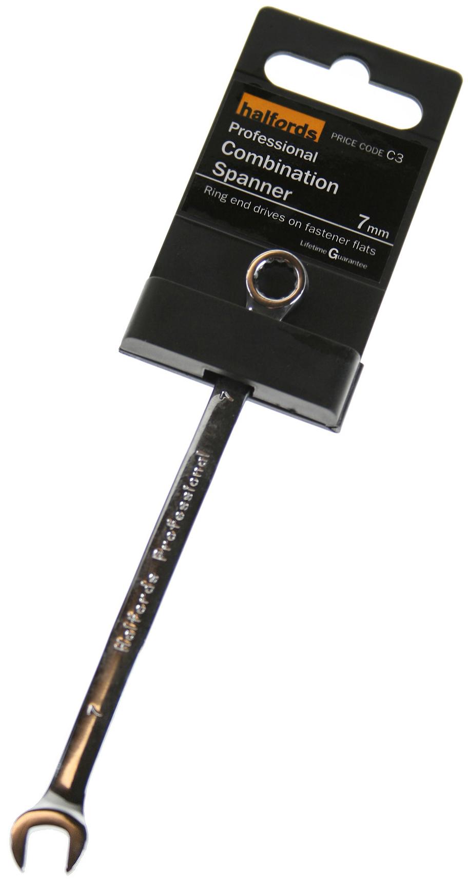 Halfords Advanced Combination Spanner 7Mm for only £4.99