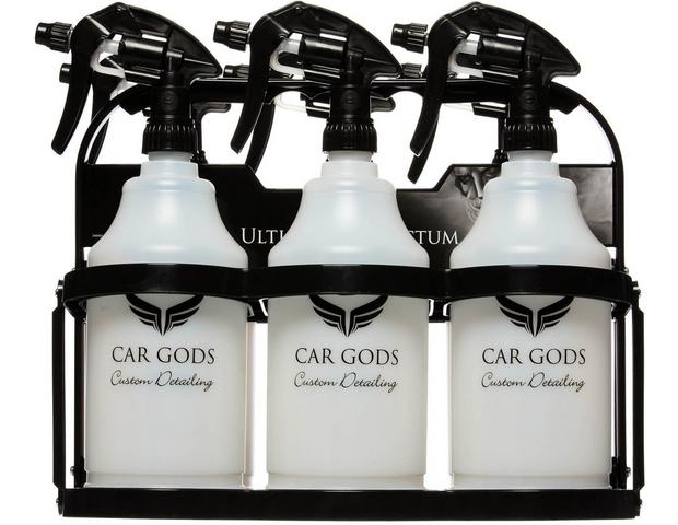 Car Gods Detailing Bottles and Carrier
