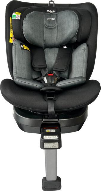 My Babiie Group 0+1/2/3/Spin Black iSize Car Seat (Halfords Exclusive ...
