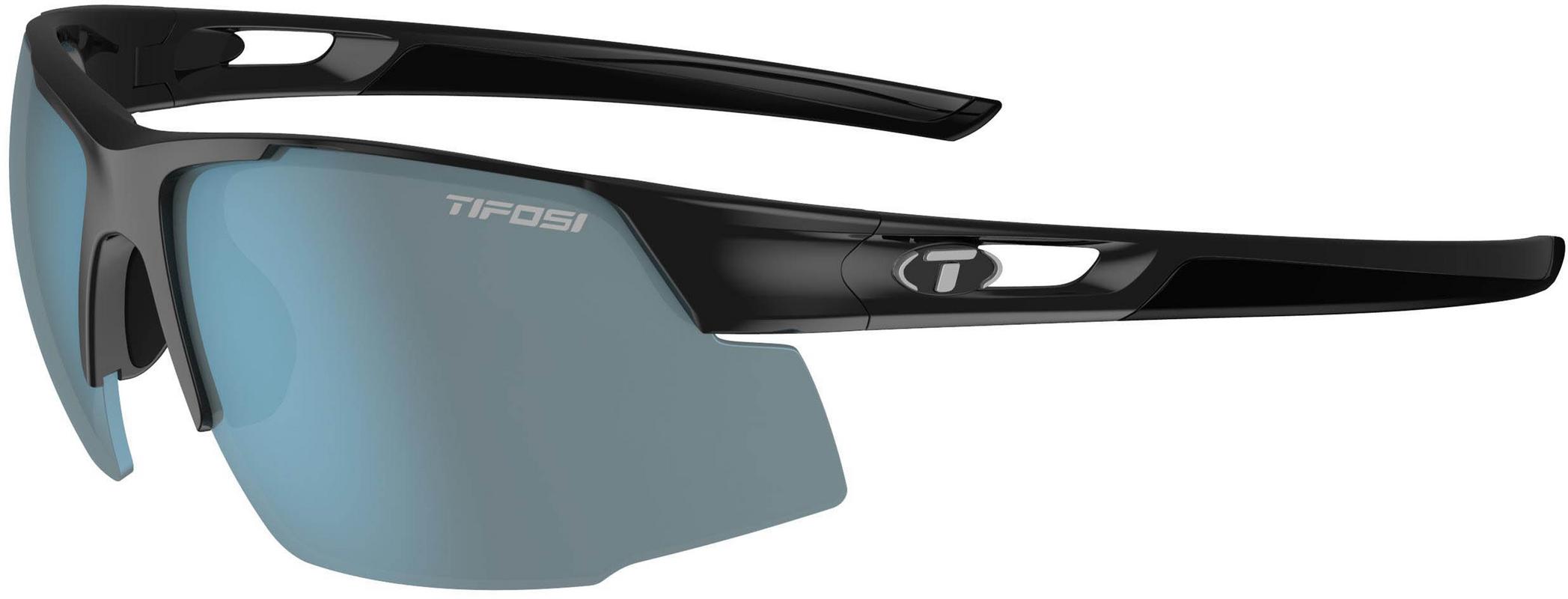 Halfords Tifosi  Centus Single Lens Gloss Black Sunglasses | Extra 8% off for BC Members