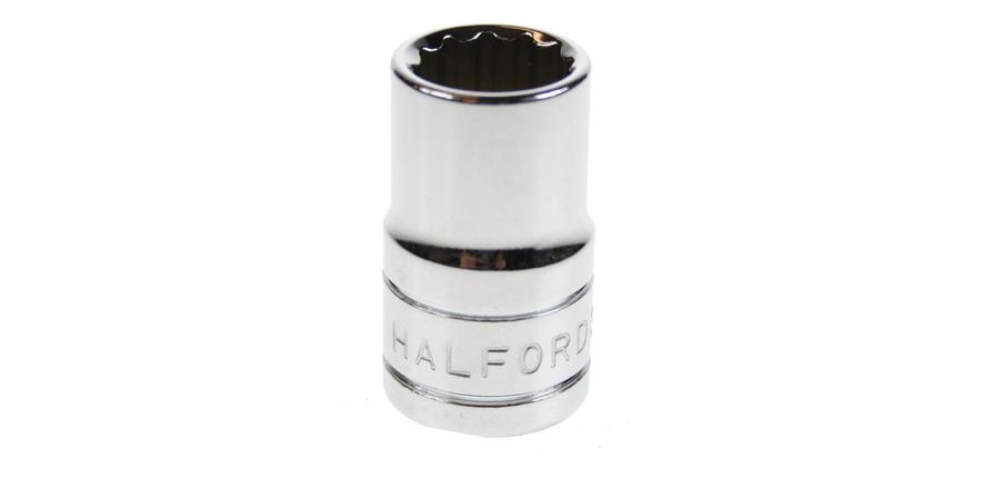 Halfords 1-1/4" x 1/2" drive shallow socket 12 pt bi-hex Halfords Advanced tool inc VAT 