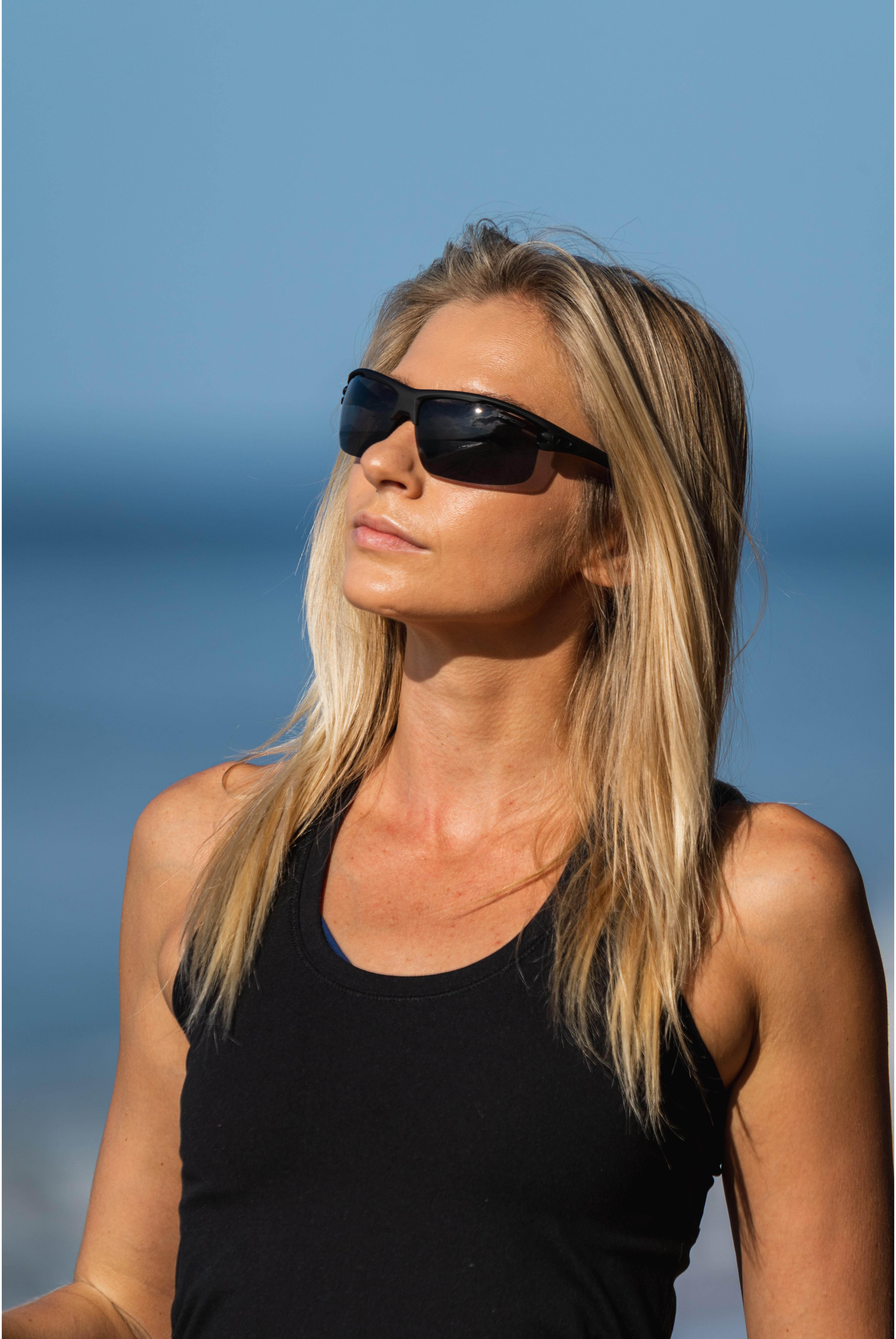 Tifosi  Rivet Interchangeable Lens Blackout Sunglasses