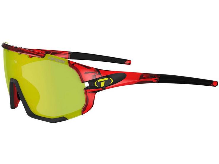 Tifosi  Sledge Interchge Crystal Red/Clarion Ylw Sunglasses