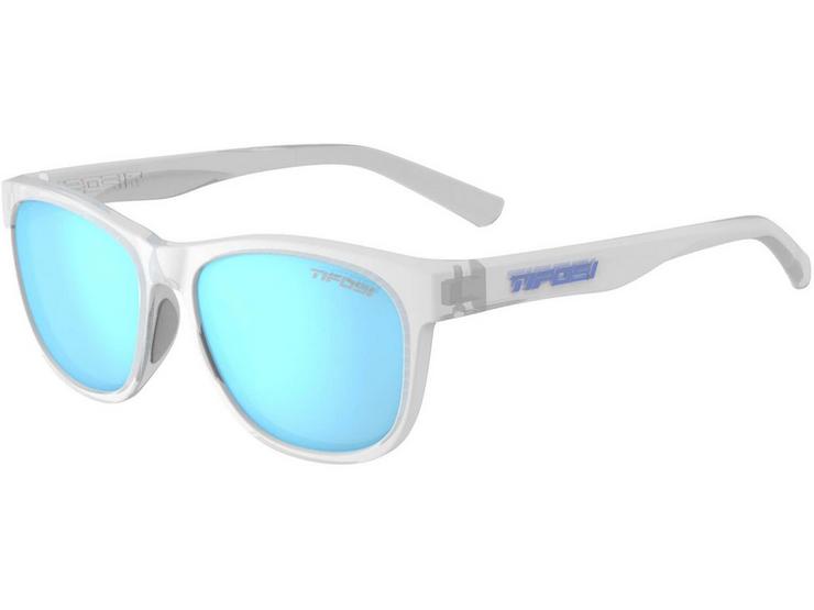 Tifosi  Swank Polarised Single Lens Satin Clear Sunglasses