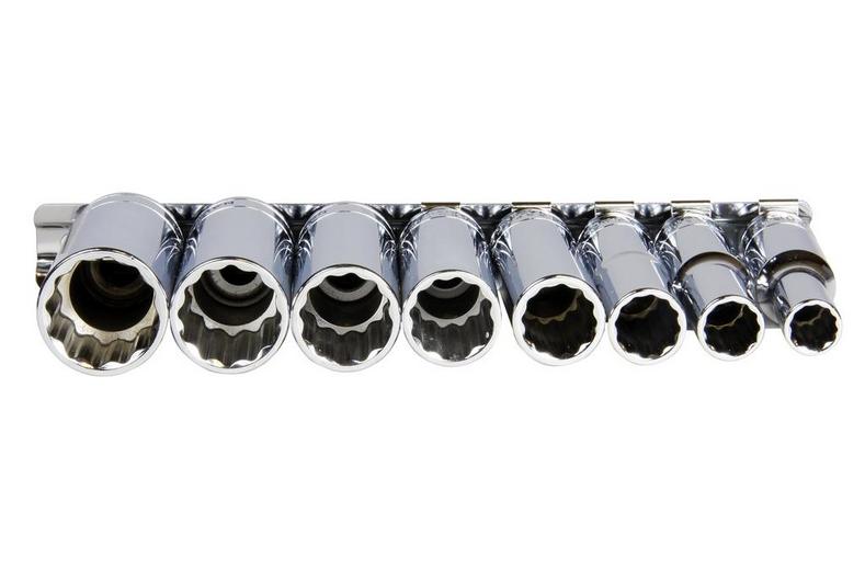Halfords Advanced 8 Piece Deep Socket Rail 3/8" Halfords Advanced 8 Piece Deep Socket Rail 3/8"