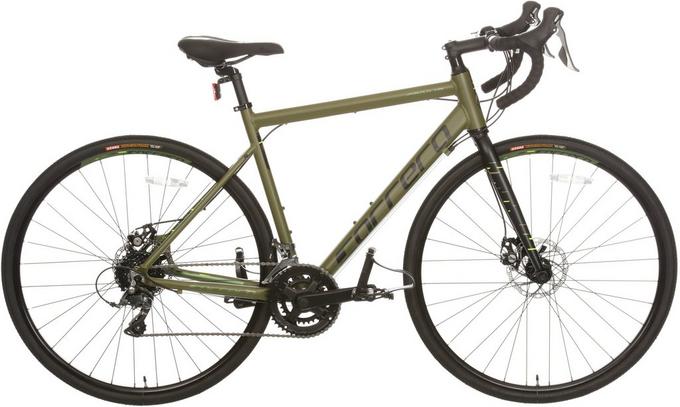 Carrera Crixus Mens Adventure Bike Green S M L Frames Halfords UK