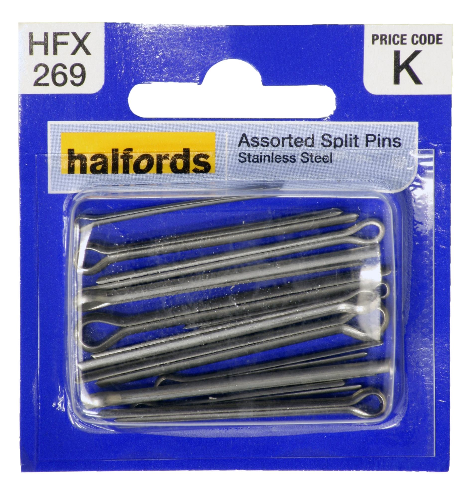 Halfords Assorted Split Pins