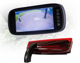 Motormax Mirror Monitor and Ford Reverse Camera Kit with 170° Viewing Angle