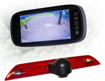 Motormax Mirror Monitor and Ford Reverse Camera Kit with 120° Viewing Angle