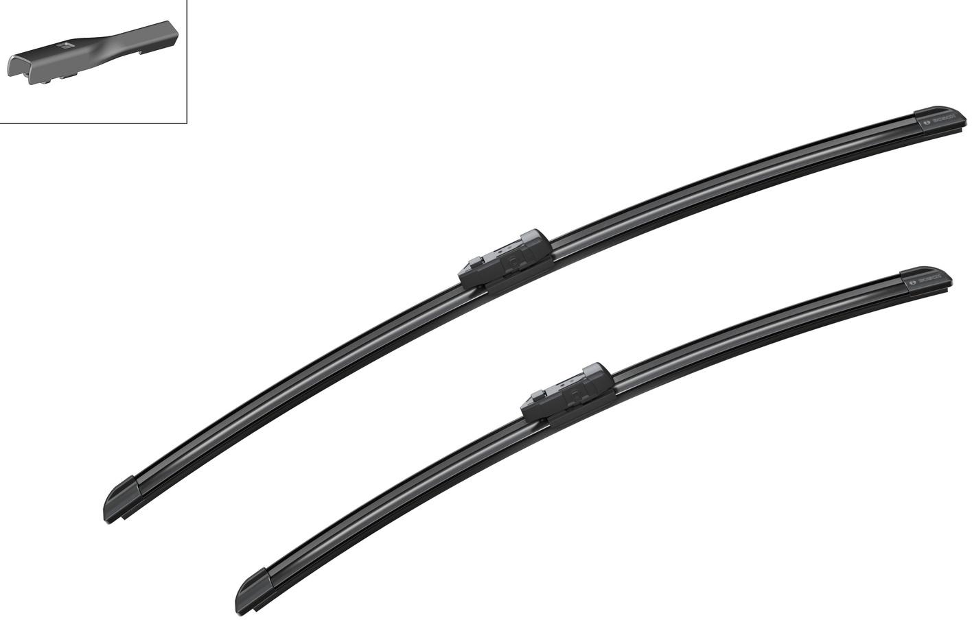 Bosch A298S Wiper Blades - Front Pair