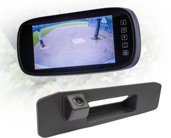 Motormax Mirror Monitor and Mercedes Reverse Camera Kit with 105° Viewing Angle