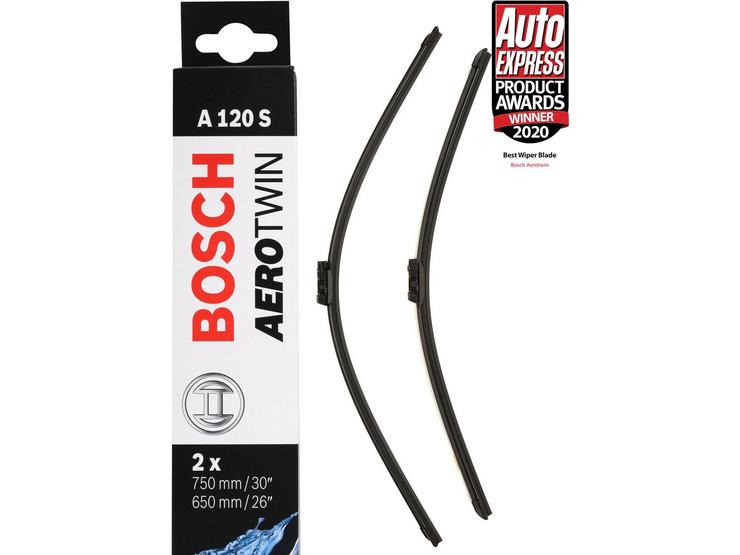 Bosch A120S Wiper Blades - Front Pair