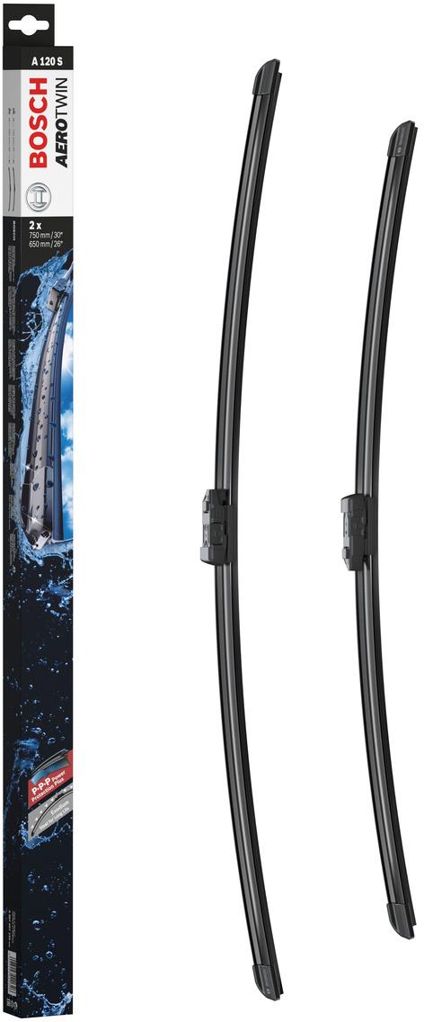 Bosch A120S Wiper Blades - Front Pair