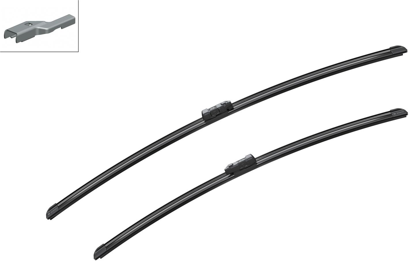 Bosch A120S Wiper Blades - Front Pair
