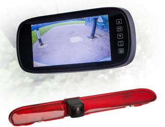 Motormax Mirror Monitor and Citroen, Peugeot, Toyota Reverse Camera Kit with 170° Viewing Angle