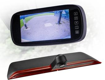 Motormax Mirror Monitor and Volkswagen Reverse Camera Kit with 120° Viewing Angle