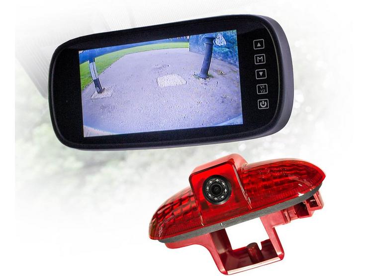 Motormax Mirror Monitor and Renault, Vauxhall Reverse Camera Kit with 170° Viewing Angle