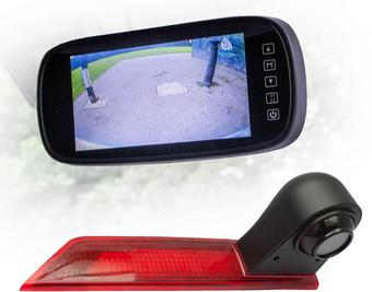 Motormax Mirror Monitor and Ford Reverse Camera Kit with 120° Viewing Angle