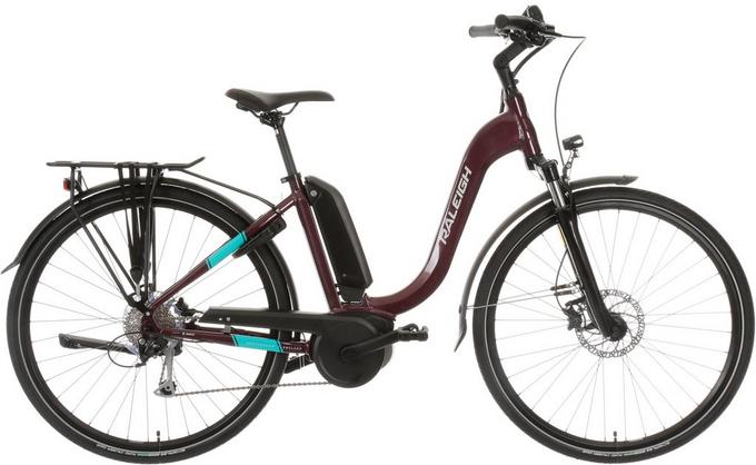 halfords step through electric bikes