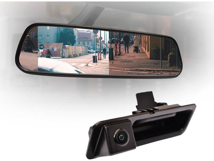 Motormax Mirror Monitor and BMW Reverse Camera Kit with 105° Viewing Angle