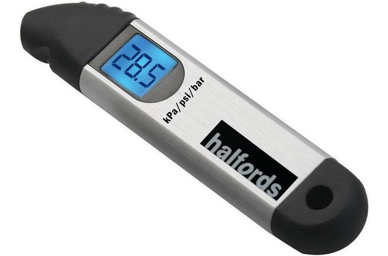 Halfords LED Digital Tyre Pressure Gauge Halfords LED Digital Tyre Pressure Gauge