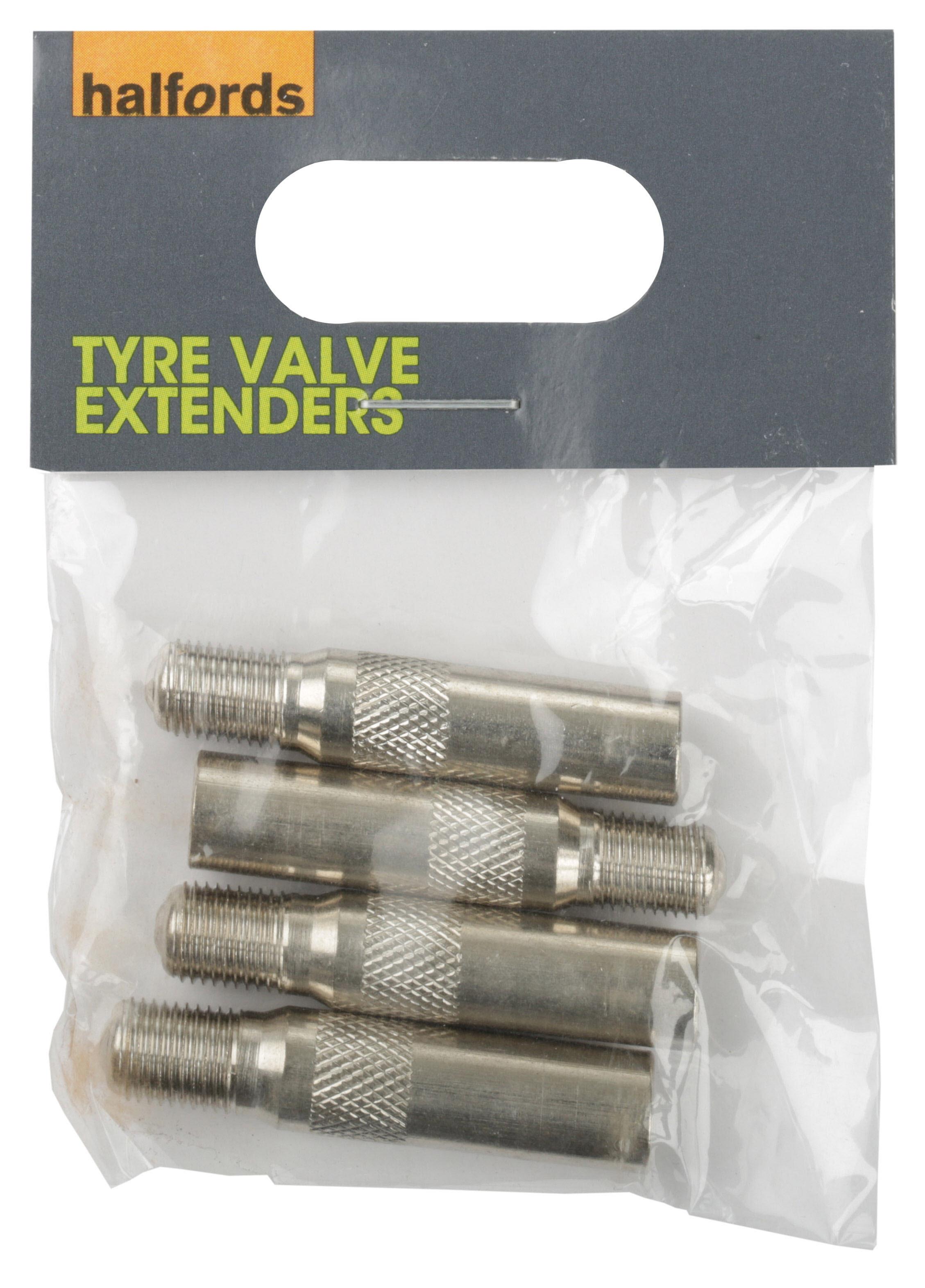 Halfords Metal Valve Tyre Extenders