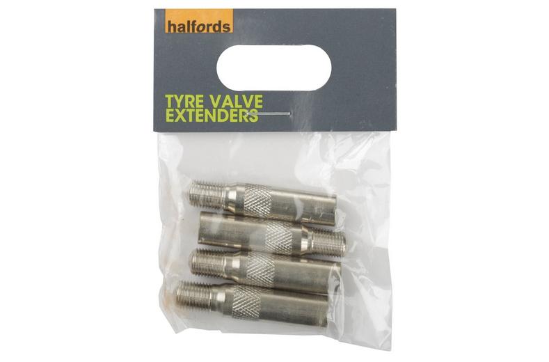 Halfords Metal Valve Tyre Extenders Halfords Metal Valve Tyre Extenders