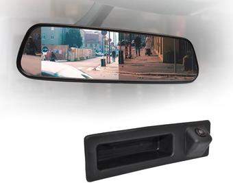 Motormax Mirror Monitor and BMW Reverse Camera with 105° Viewing Angle