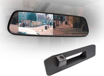 Motormax Mirror Monitor and Mercedes Reverse Camera Kit with 105° Viewing Angle