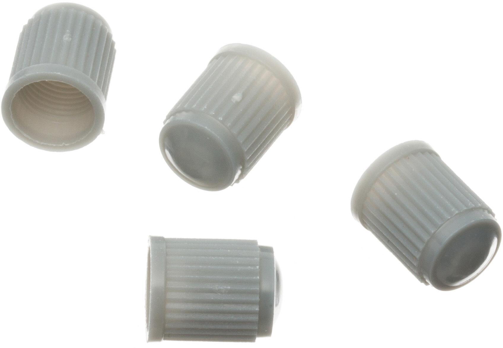 Halfords Silver Plastic Valve Cap X4 Hfx718