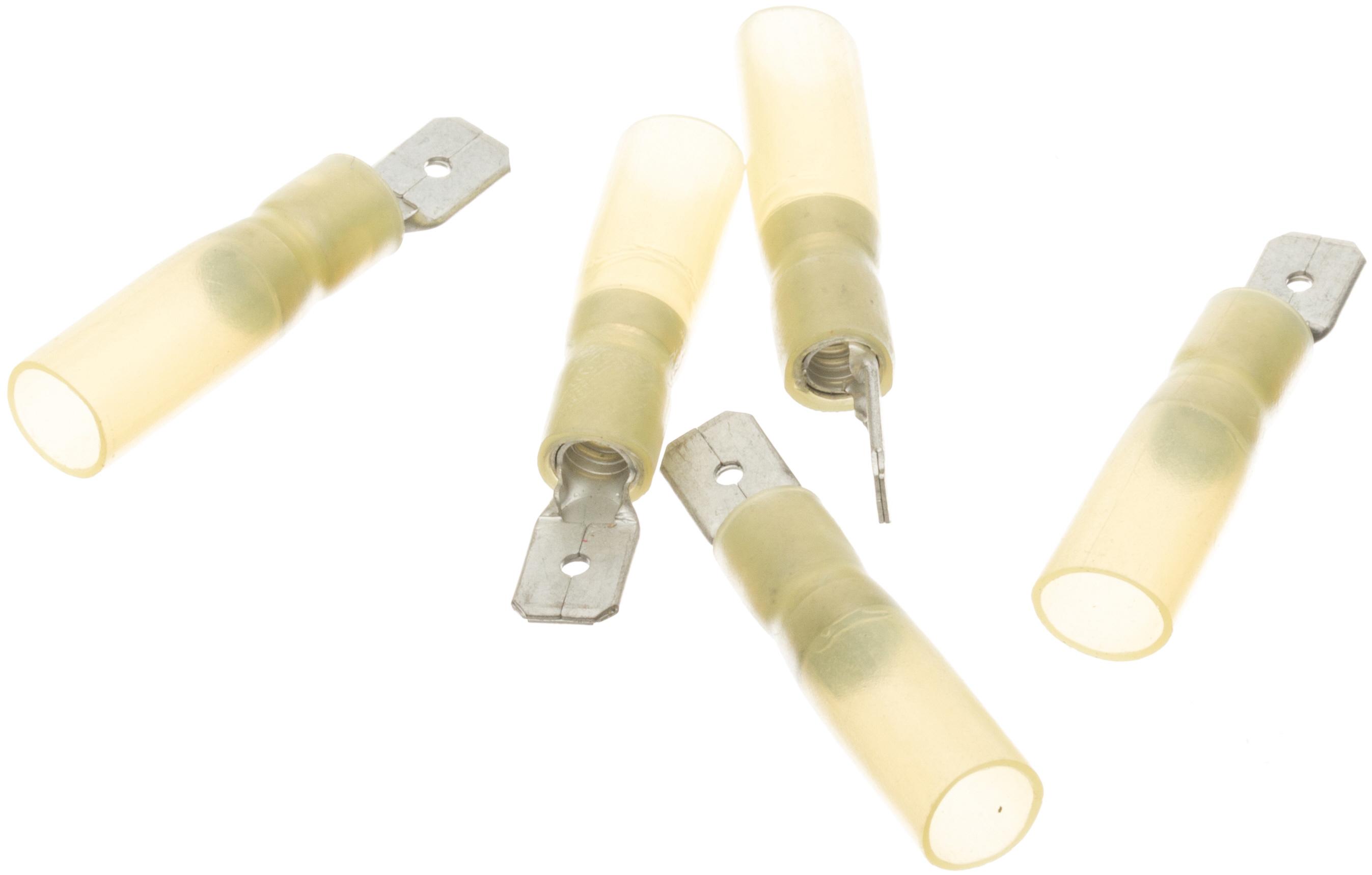 Halfords Heat Shrink Yellow 250 Push On Male HEF615 Halfords UK