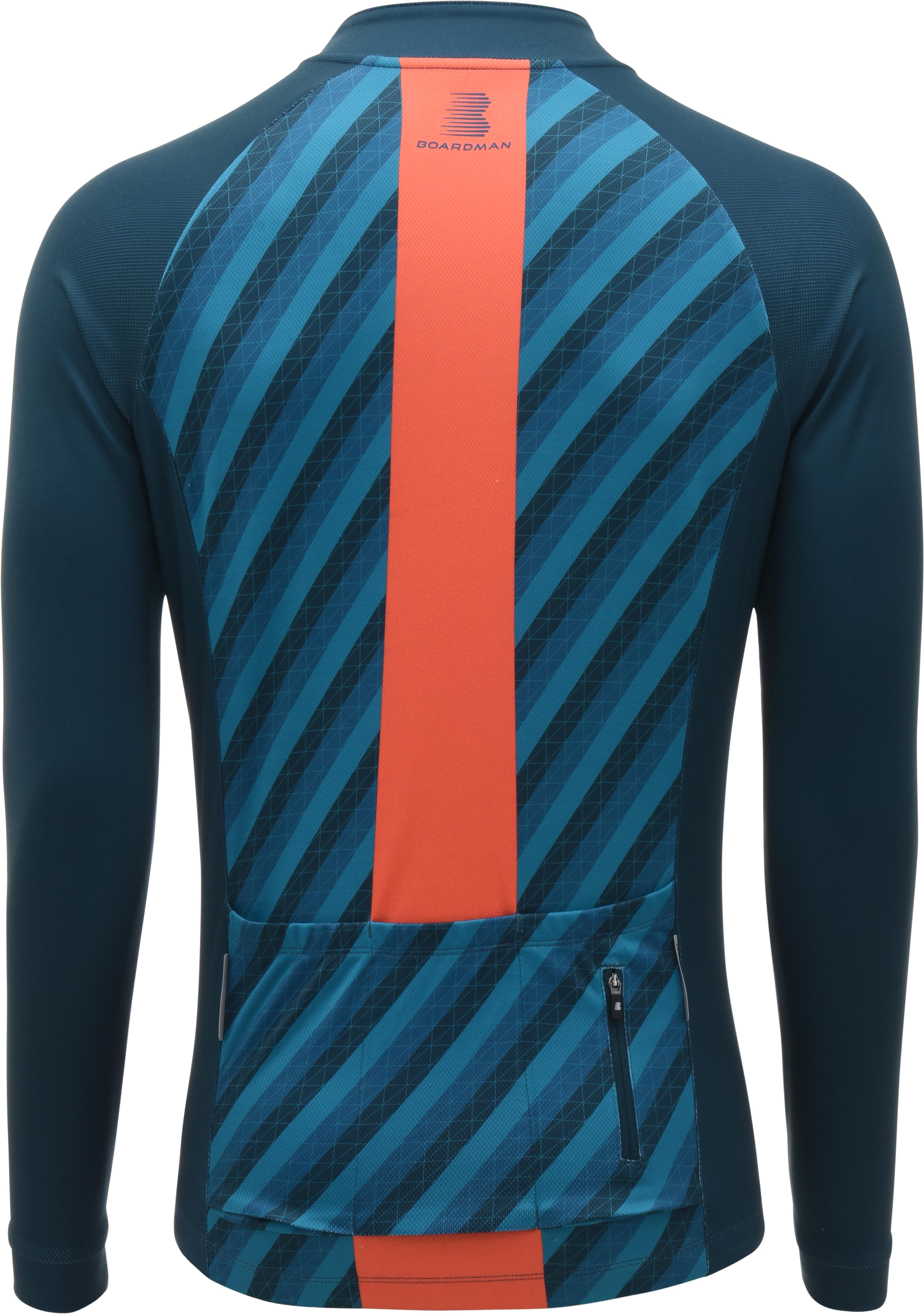 Boardman Mens Thermal Cycling Jersey - Navy Medium