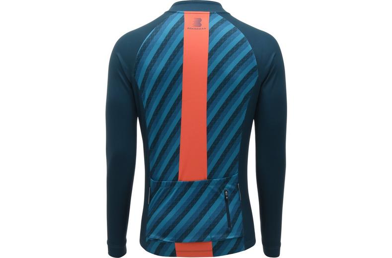 Boardman Mens Thermal Cycling Jersey - Navy Medium Boardman Mens Thermal Cycling Jersey - Navy Medium