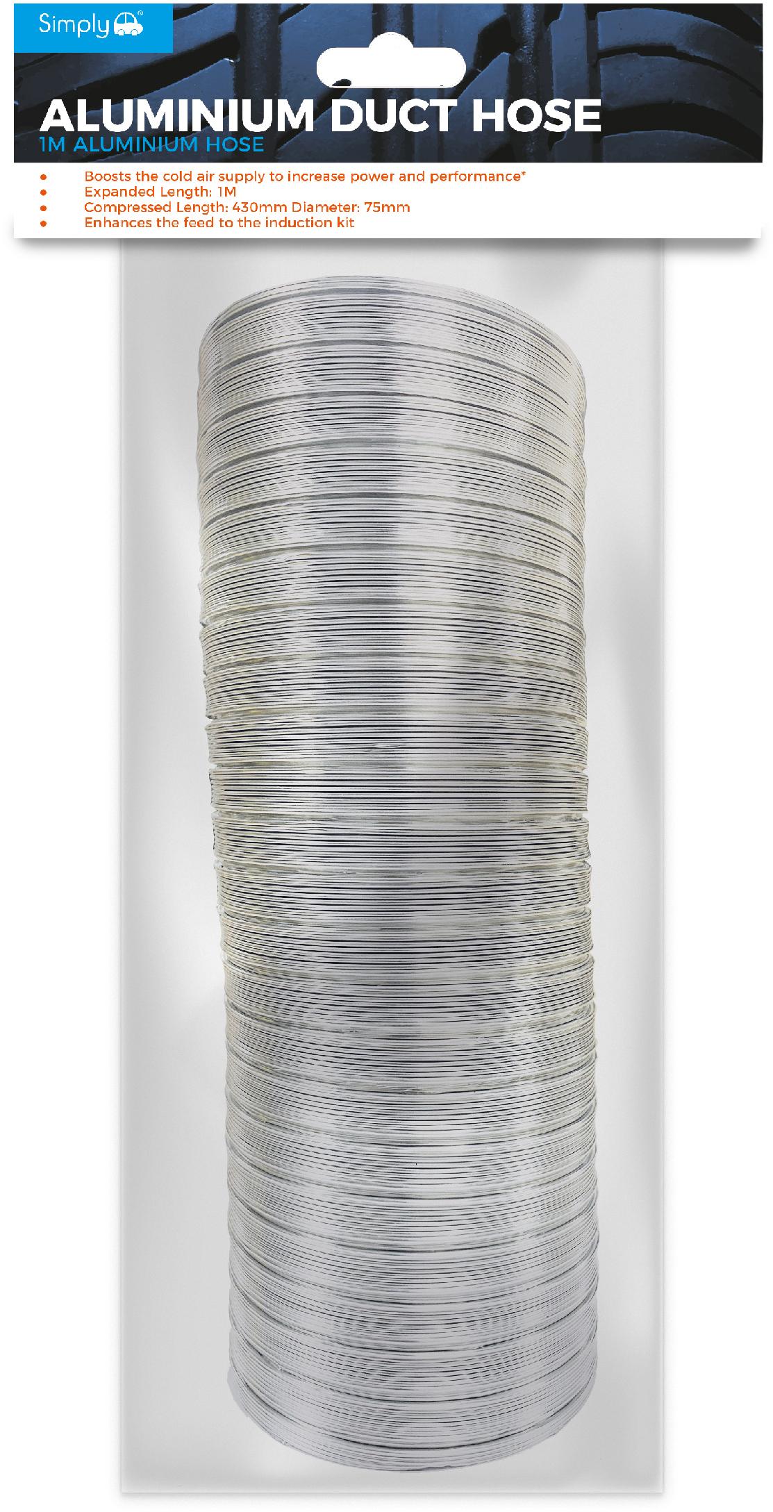 Simply Aluminium Ducting Hose 1m