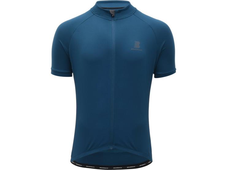 Halfords Boardman Clothing Boardman Mens Cycling Jersey - Blue X Small