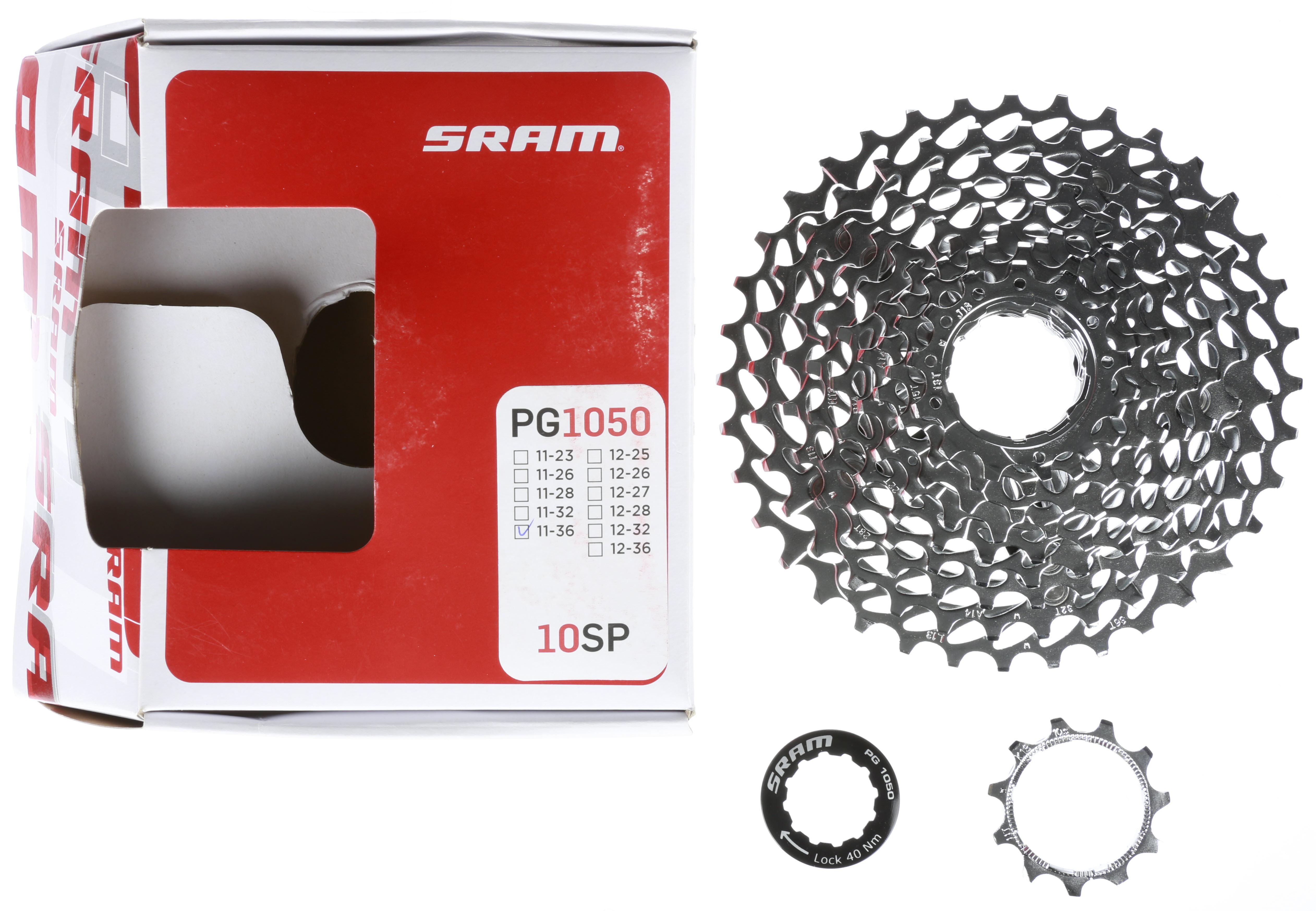 パーツ SRAM PG-1030 Cassette - 10 Speed, 11-36t SRAM PG-1030 Cassette - 10 Speed, 11-36t for Hyperglide