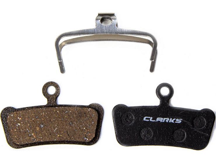 Clarks Organic Disc Brake Pads - SRAM Elixir Trail , Guide, G2, Level Stealth