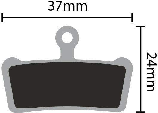 Clarks Organic Disc Brake Pads - SRAM Elixir Trail , Guide, G2, Level Stealth