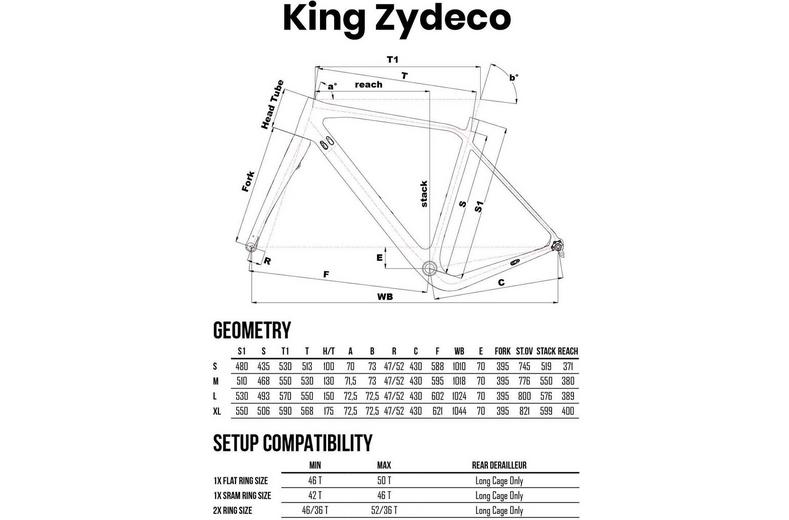 Cinelli King Zydeco Disc Gumbo Carbon Gravel Frameset Medium Cinelli King Zydeco Disc Gumbo Carbon Gravel Frameset Medium