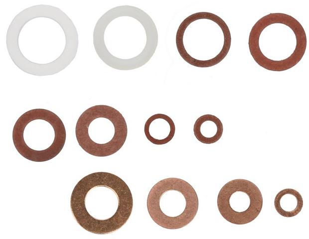 different thicknesses show original title Details about   M10 copper washers different external diameters 