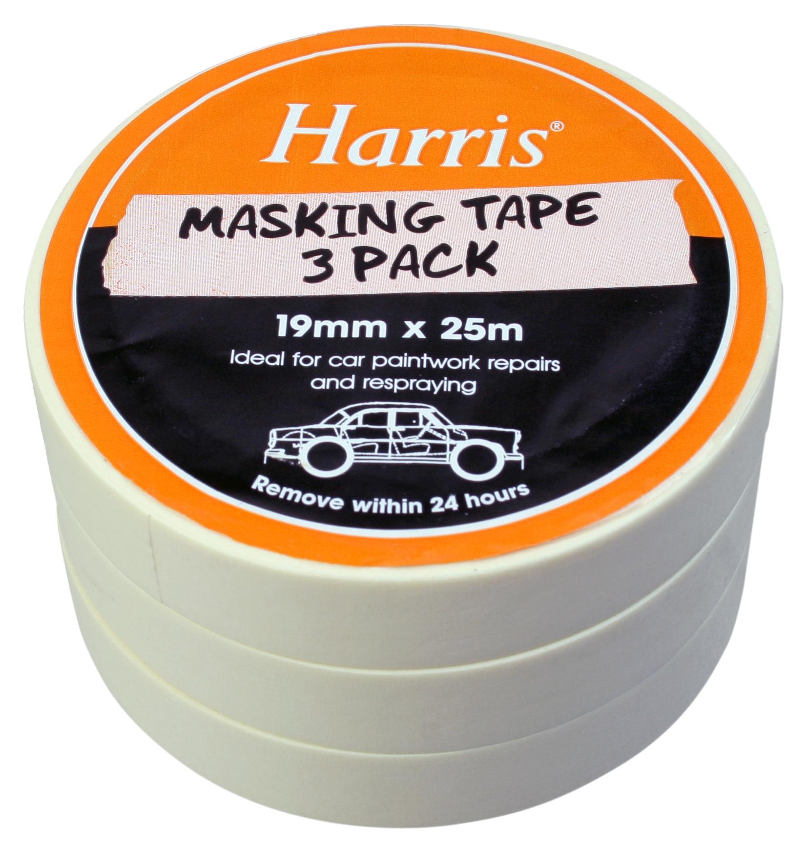 Harris Masking Tape 19Mmx25M 3 Pack