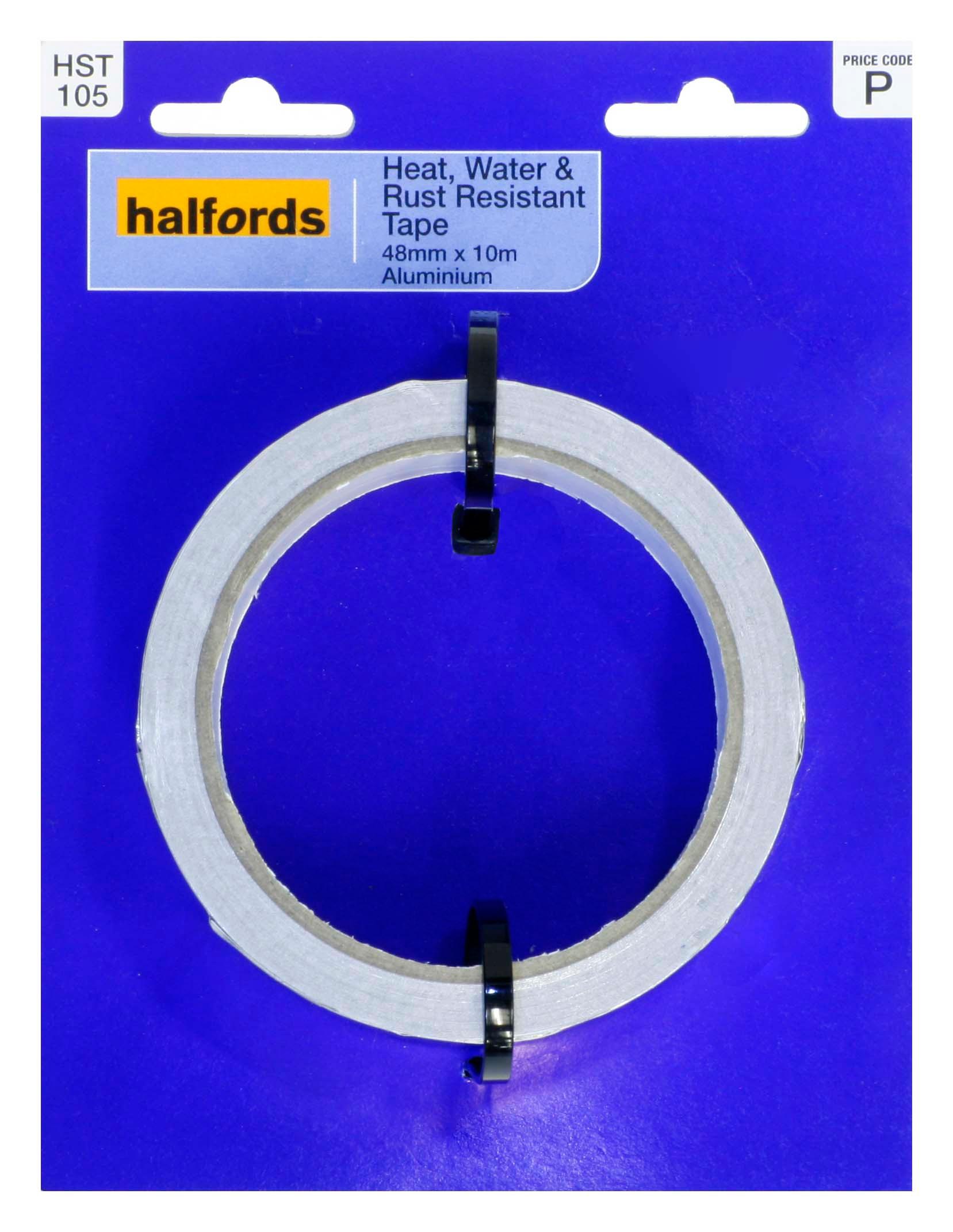 Halfords Heat, Water And Rust Resistant Tape 48Mm X 10M