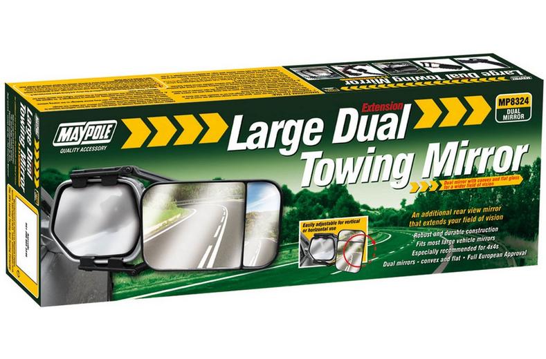 Maypole Large Dual Glass Towing Mirror Maypole Large Dual Glass Towing Mirror