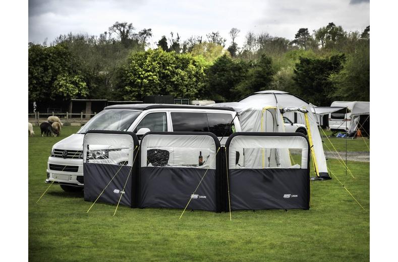 Maypole 3 Panel Inflatable Modular Windbreak Maypole 3 Panel Inflatable Modular Windbreak