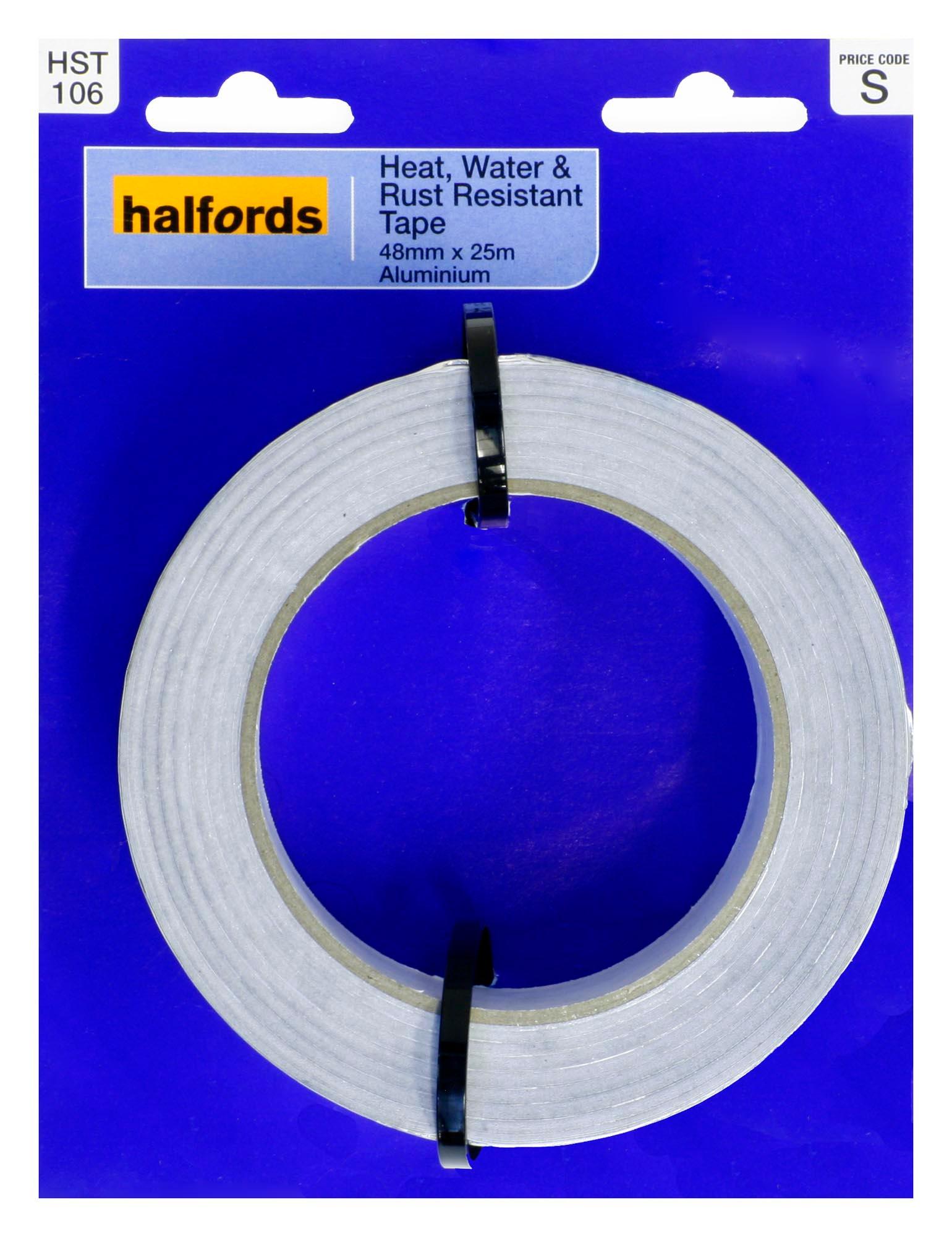 Halfords Heat, Water, Rust Resistant Tape 48Mmx25M