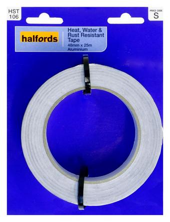 Halfords Heat, Water, Rust Resistant Tape 48mmx25m